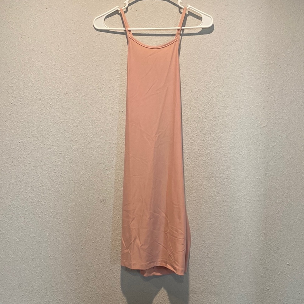 Light pink skin tight dress size large